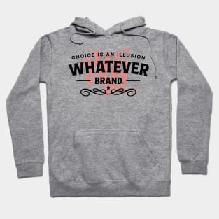 Whatever Brand (black and red) Hoodie